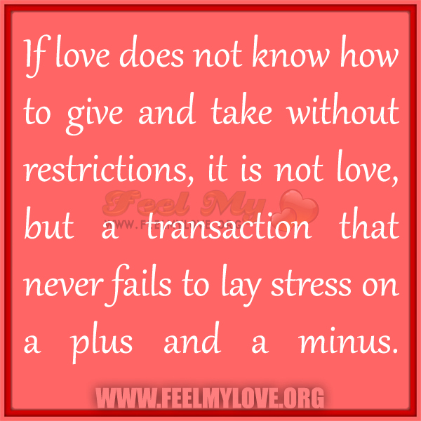 Give And Take Relationship Quotes. QuotesGram
