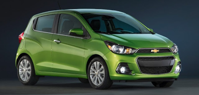 Spark 2016 Chevrolet Spark green