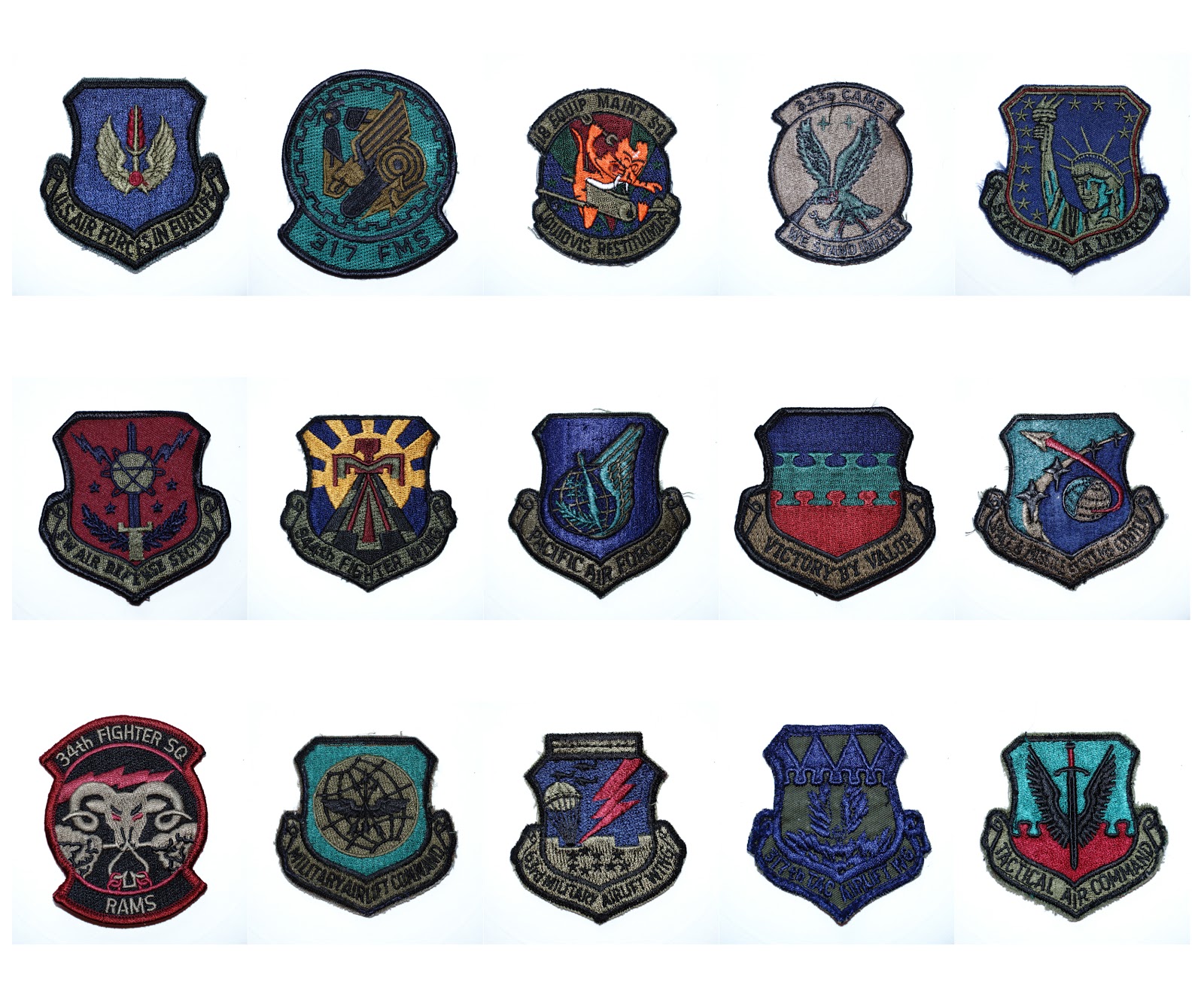 spring 2014 Docu photo Air Force patches typology