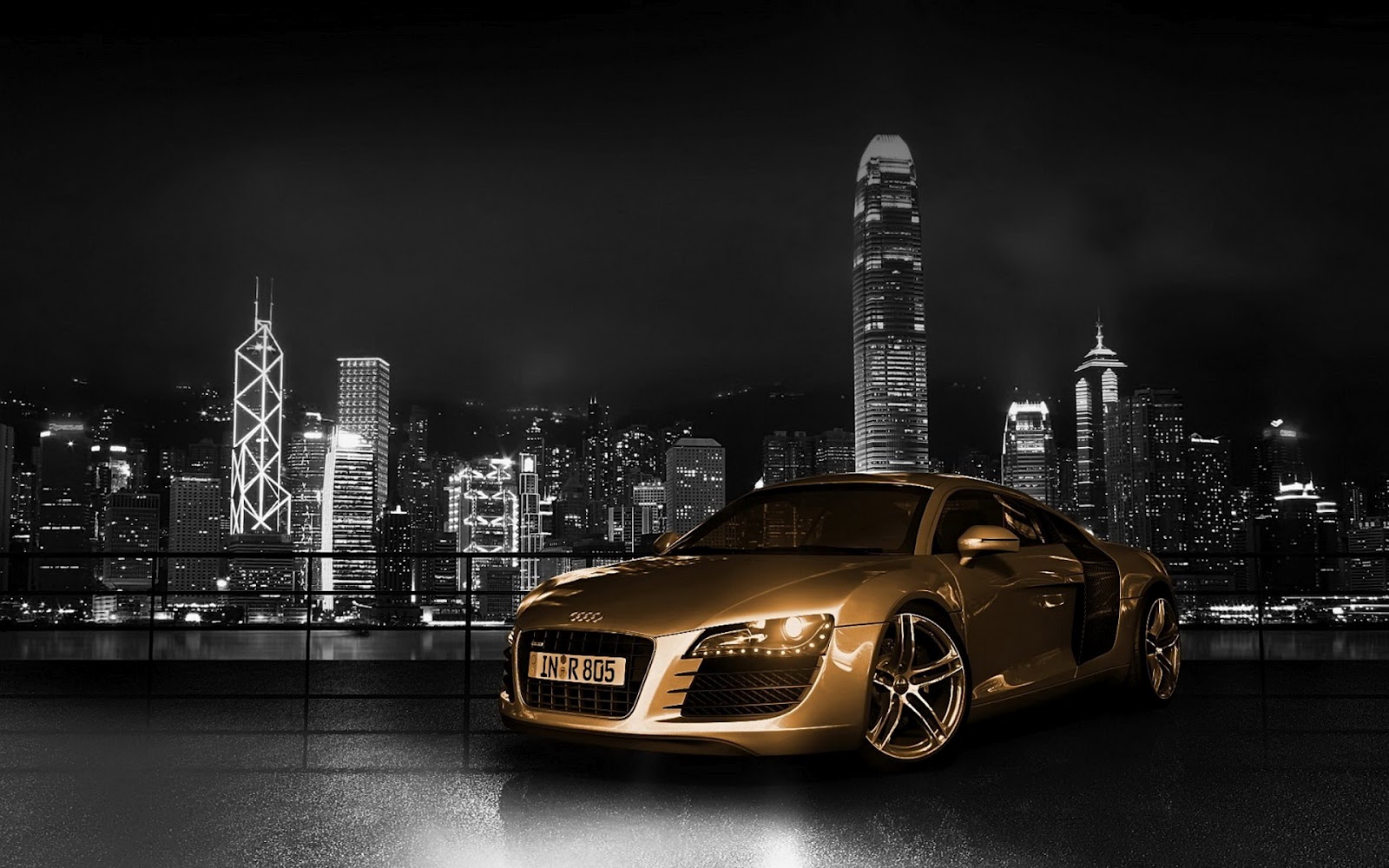 Audi R8 Gold