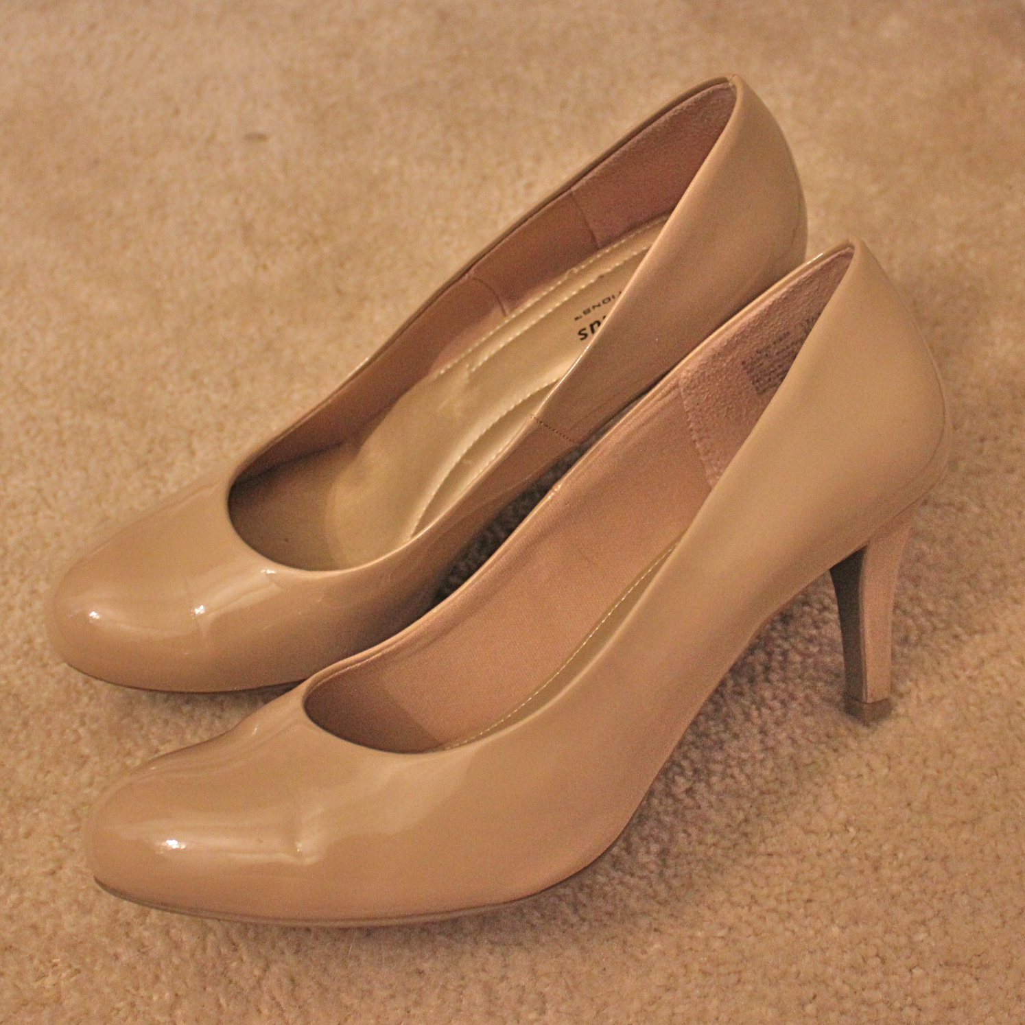 comfort plus nude heels
