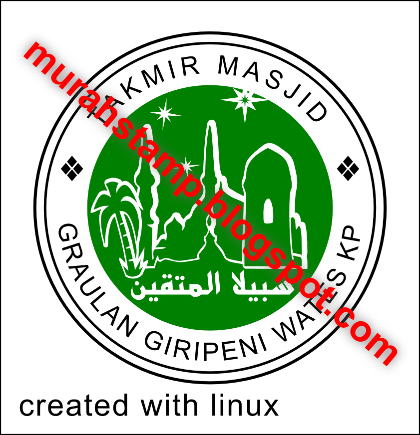 Linux Digital Stample Contoh Desain Stempel Warna