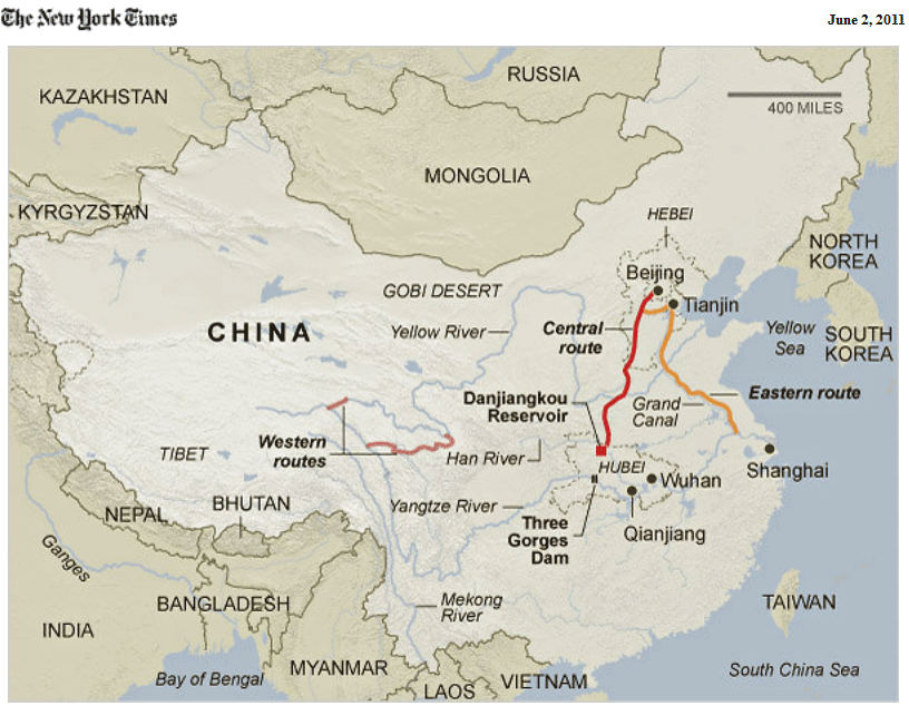 Energy Predicament China's Epic Water Shortage