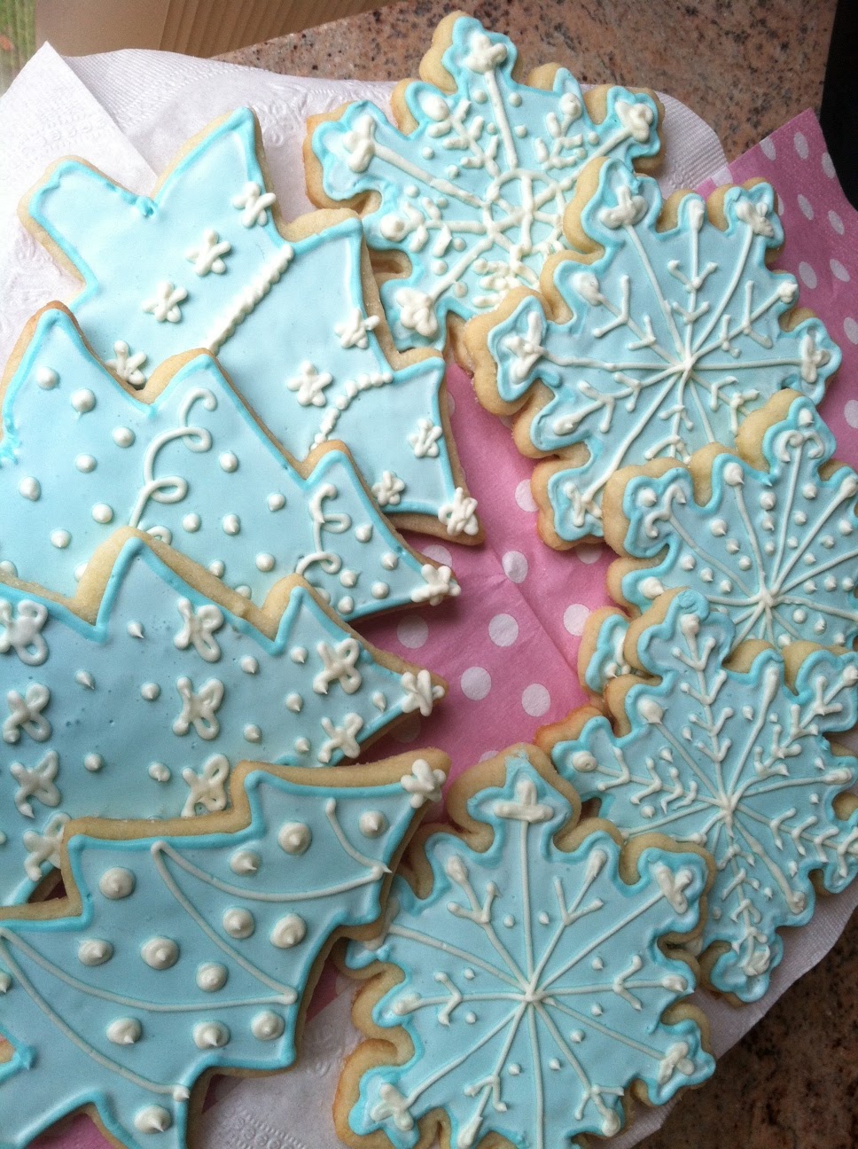 Sweets by Daniela Blue Christmas Cookies