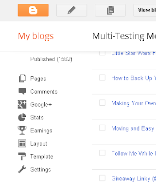Backing up Template on Blogger Backing up Template on Blogger