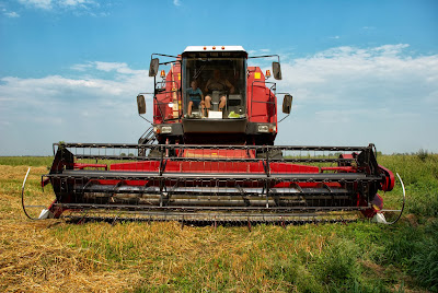 Big Red Combine Harvester Big Red Combine Harvester