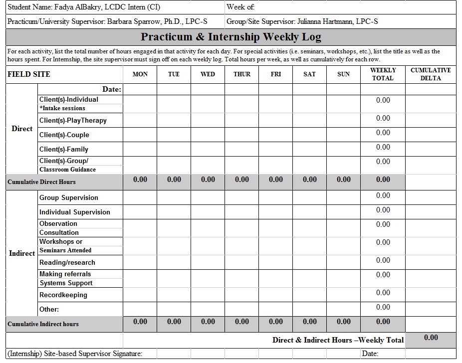 diet and exercise journal template