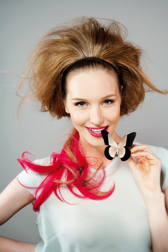 Hair Chalk Red copper L'Oreal Hair Chalk, Hair chalk, colored hair, hair color, L'Oreal, Colorful, Color Lovers, Hair trends of 2014, Sexy hair, Color lovers, Pink Hair Chalk