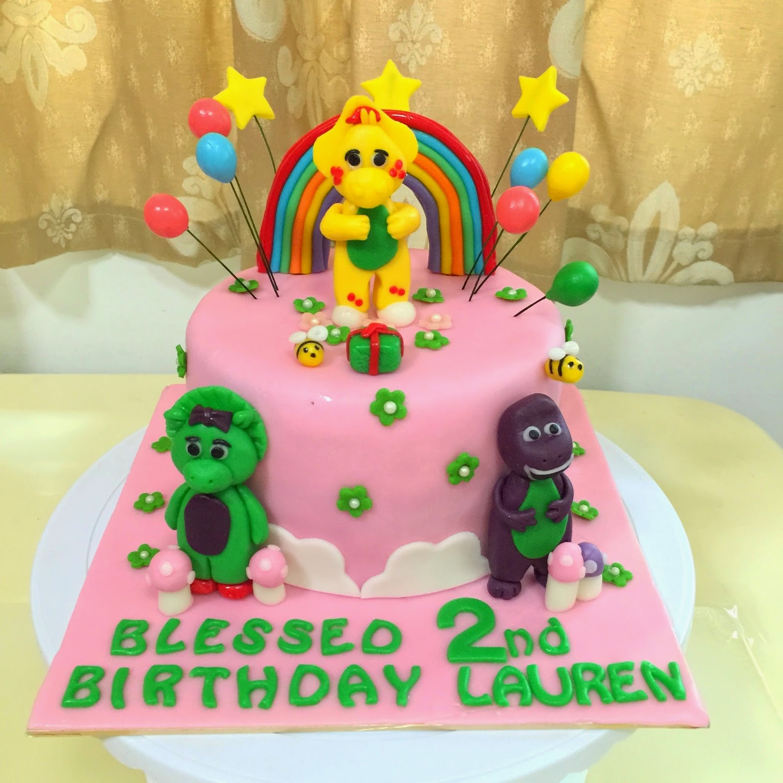 Sherbakes: Barney and Friends Cake
