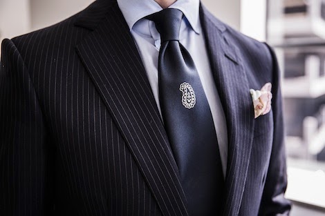 woven club tie