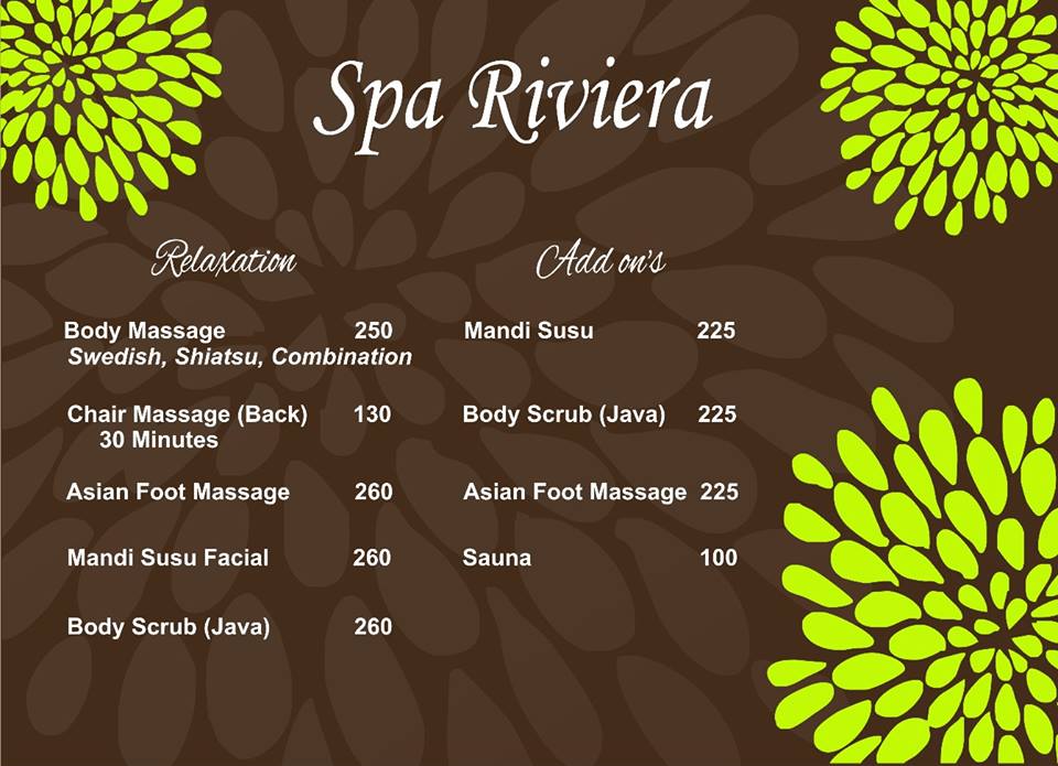 A Luxurious Experience at Spa Riviera Jaro