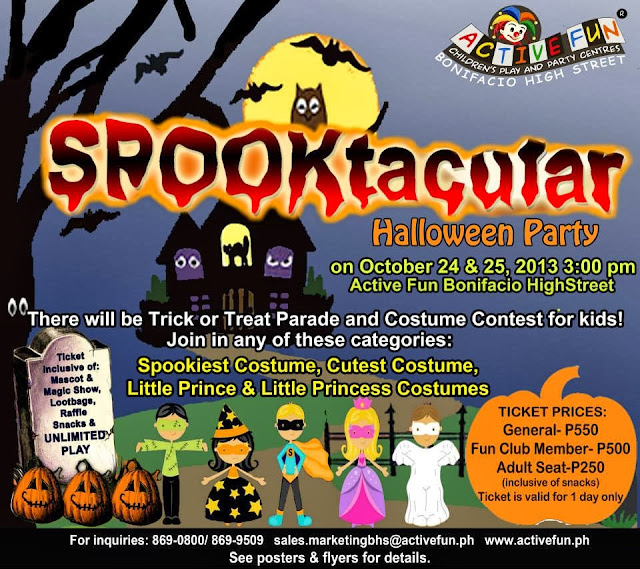 Halloween Events and Trick or Treat Events in Manila 2013