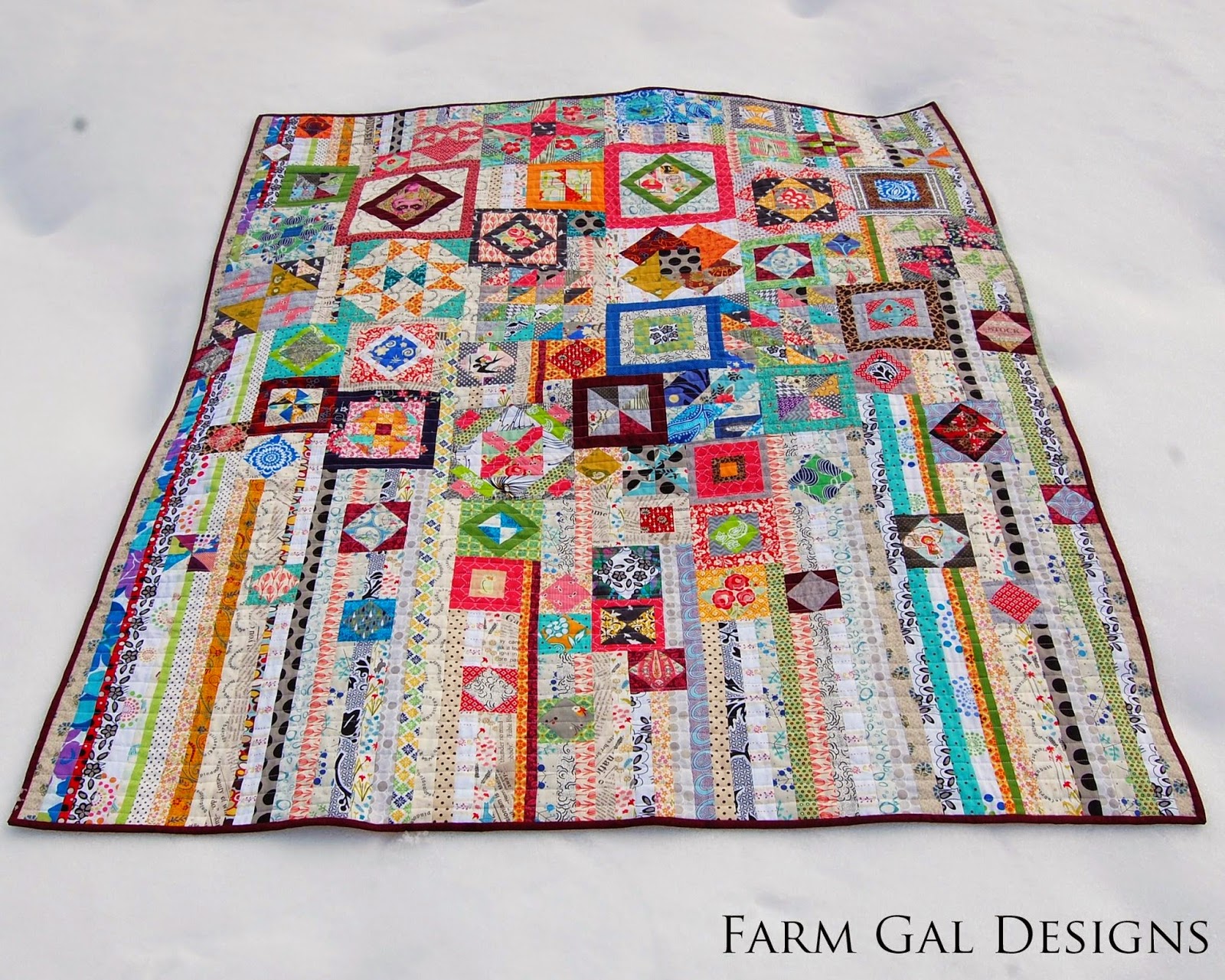 Farm Gal Designs Completed Gypsy Wife Quilt