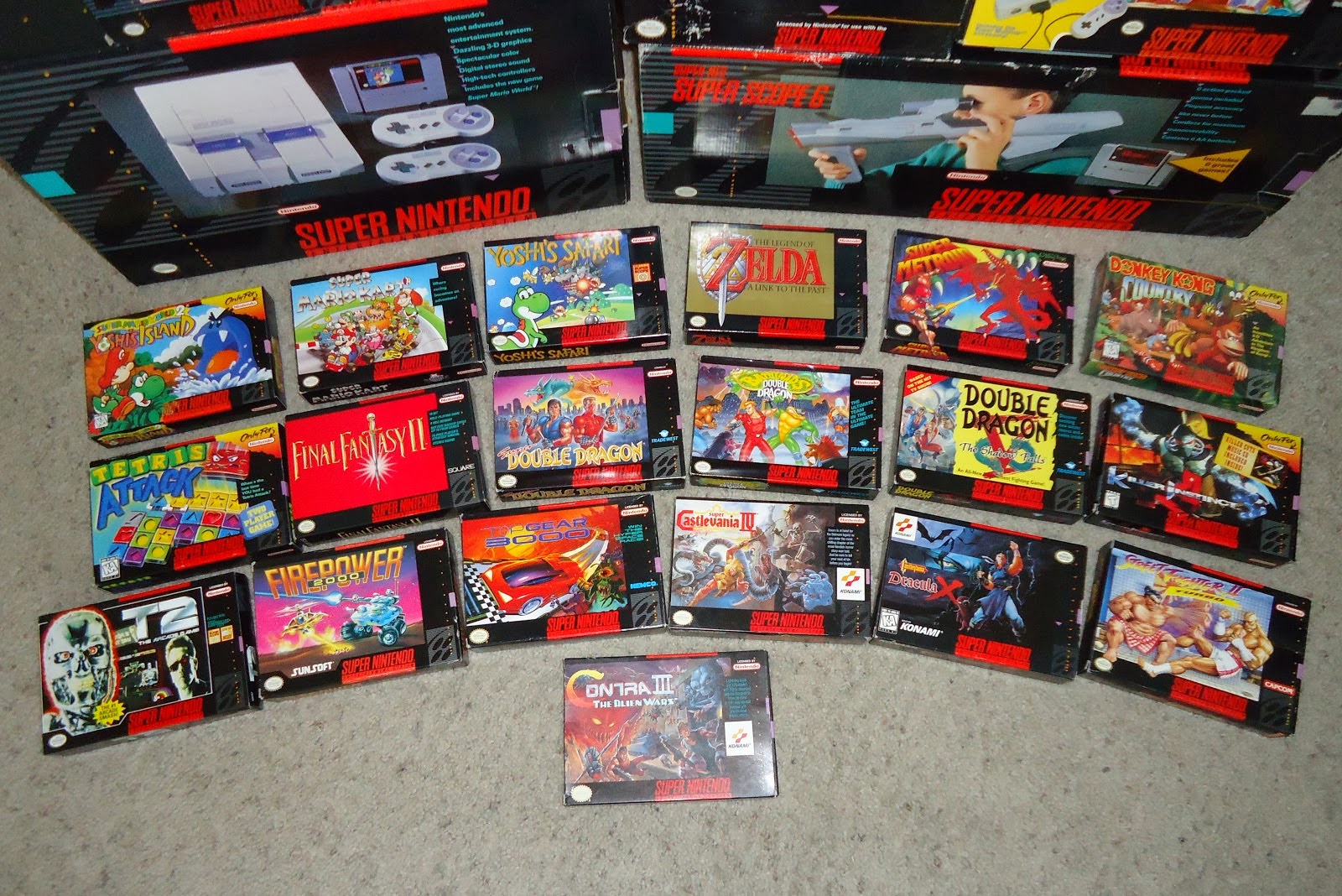 WatchmeplayNintendo My SNES collection