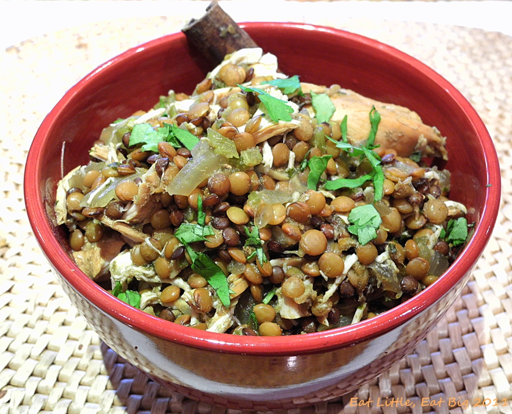 Recipe for Slow Cooker Indian Spiced Lentils and Chicken Eat Little