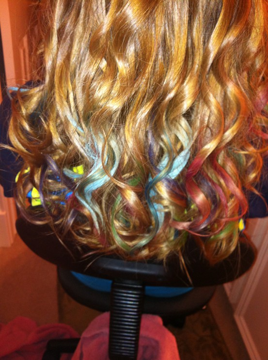 How To Be Stunning Hair "Chalking"