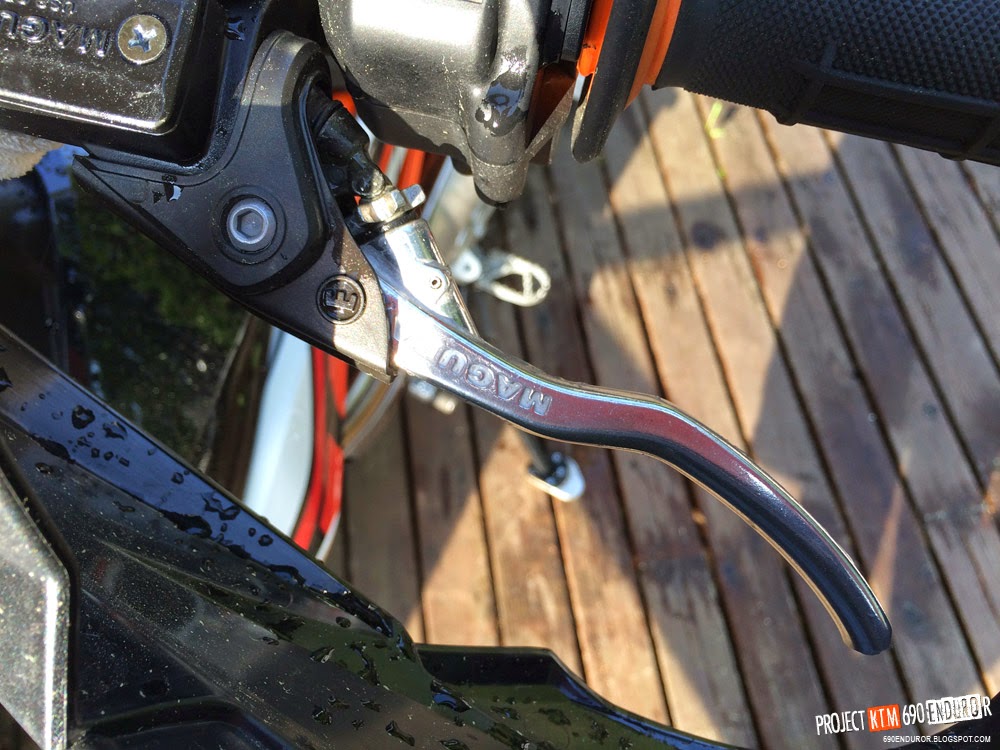 project KTM 690 Enduro R Oh snap broken clutch lever