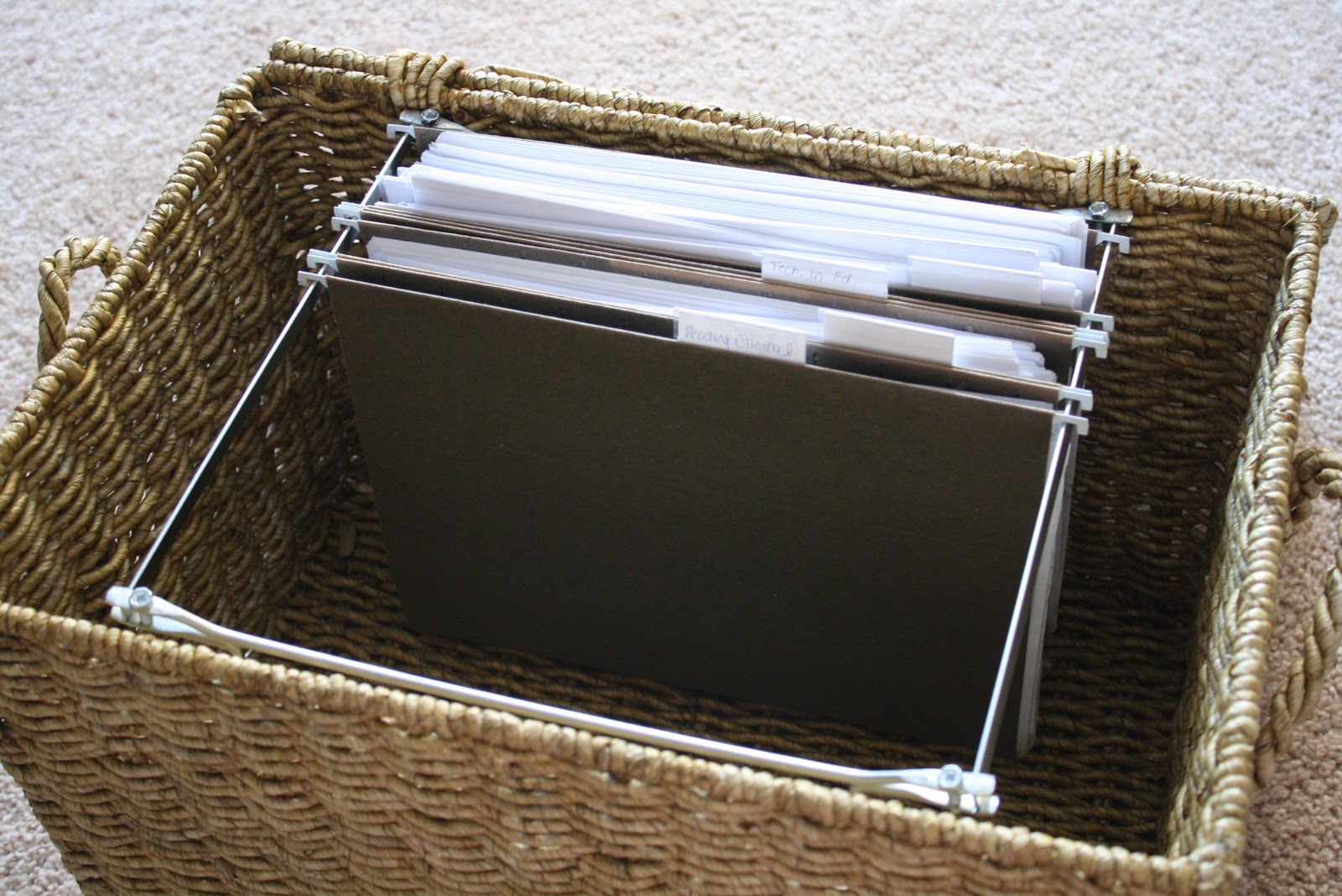 Stillwater Story Ballard Design File Storage Basket for Less!