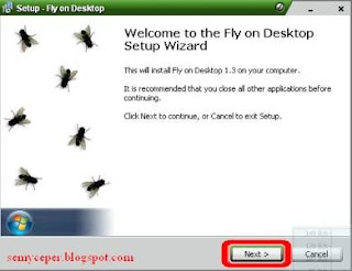 Lalat menyerang Komputerku (FlyOnDesktop Aplikasi Live Wallpaper Lalat)