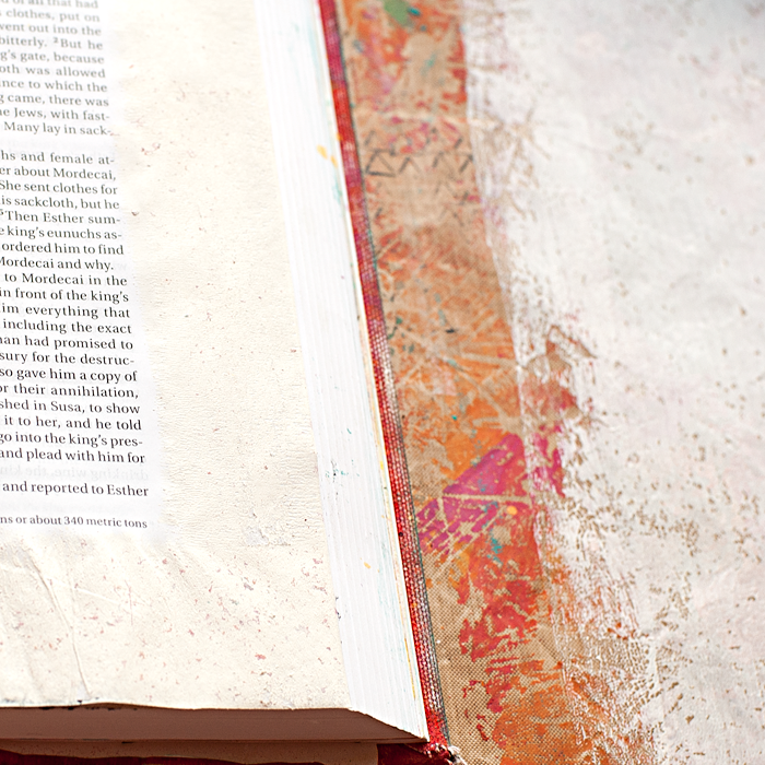 Mixed Media Art Journaling Bible Tutorial Best Way To Add Gesso To Your Pages, and Studying