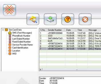 Sim card data recovery software UI SIM Contacts Data Recovery, Retrieve Deleted Contacts, Lost Contacts Recovery