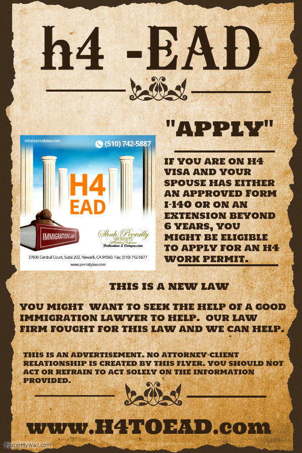 h4 work authorization work permit or h4 ead and h4 visa issues h4 ead cover letter
