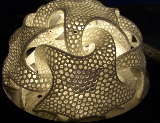 Complex 3d shapes objects by 3d printer