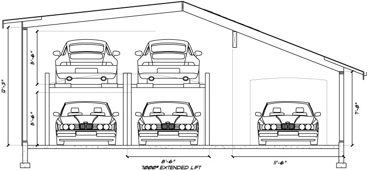 rapid sketch adding a garage