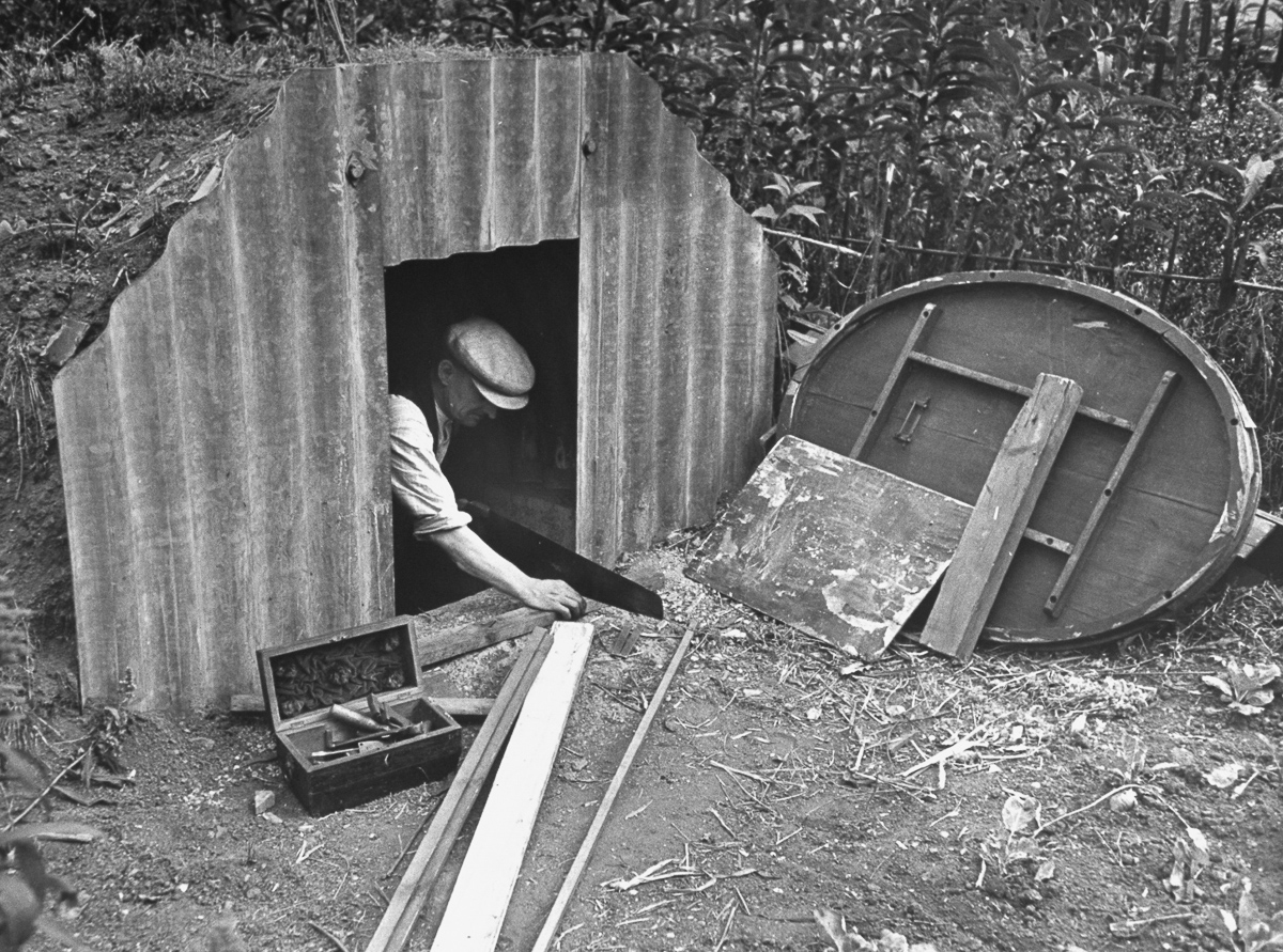 Backyard Bunkers of the Blitz Pictures of How London Families Lived in