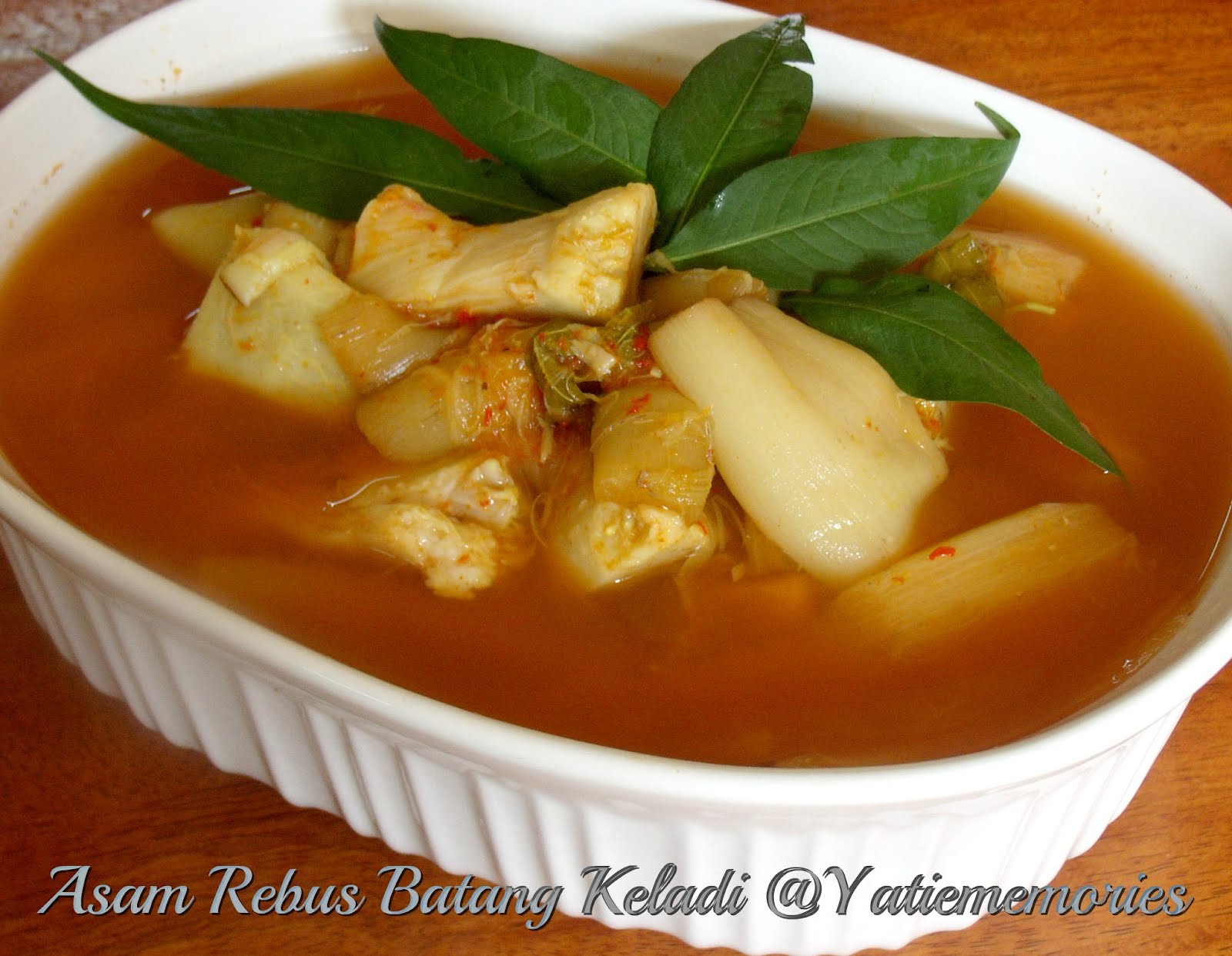 Sinar Kehidupanku Asam Rebus Batang Keladi