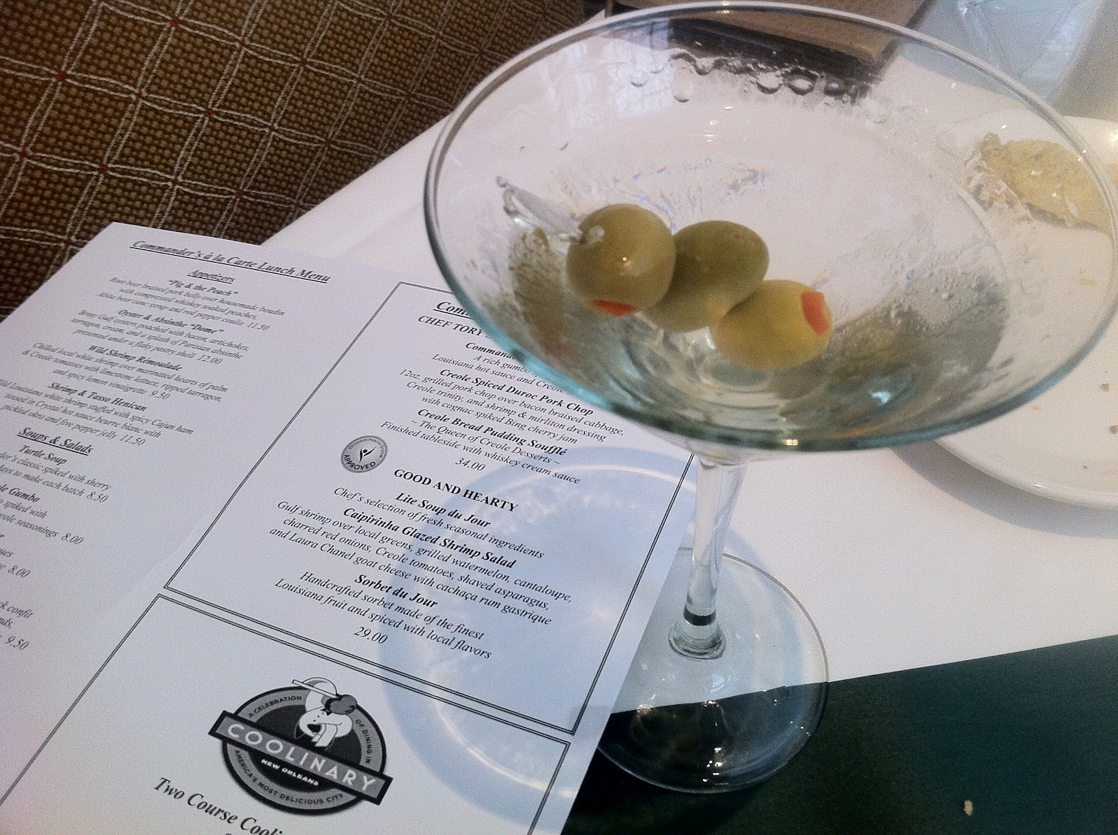 Bite and Booze COOLinary New Orleans Commander's Palace