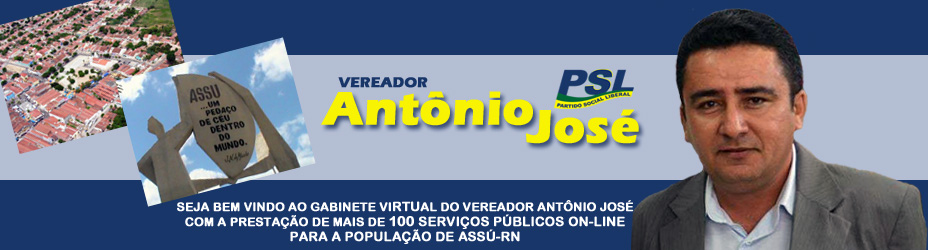 Vereador Antônio José de Souza