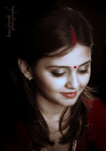 Neha Vyas Indian Red Clicked by Isha Trivedi "Isha Trivedi" 