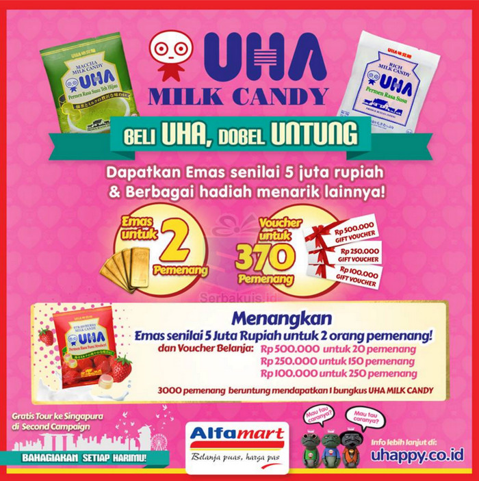 Undian Permen UHA Alfamart Undian Permen UHA Alfamart