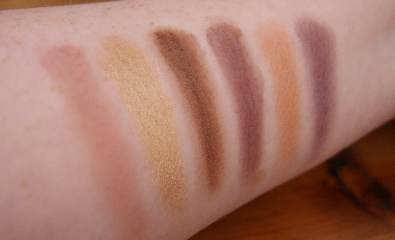 Makeup Revolution Death By Chocolate Row 2 Swatches