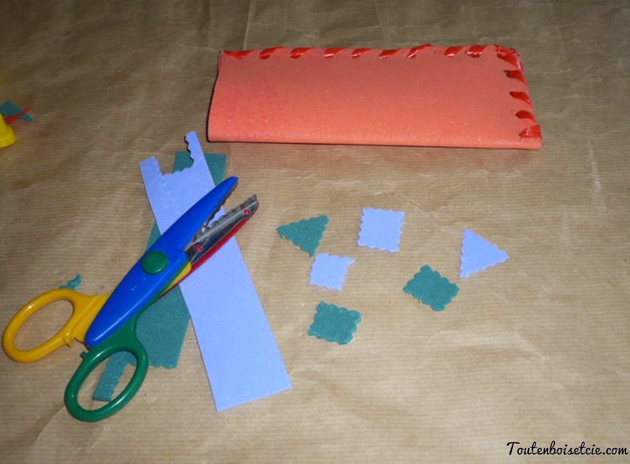 Etui à lunettes en papier mousse pour la fête des pères