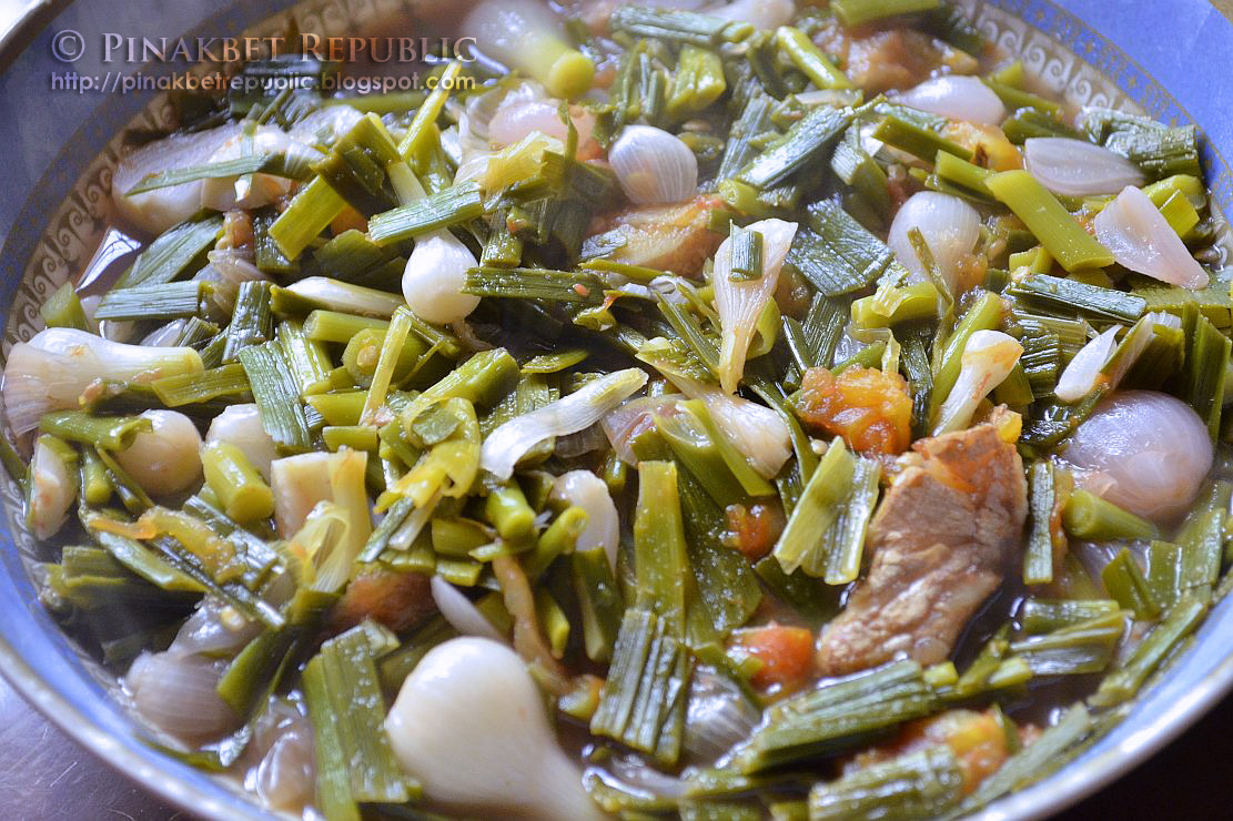 pinakbet a bawang, young garlic stew PINAKBET REPUBLIC