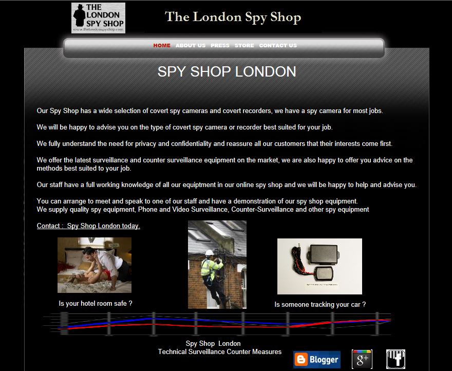 THE LONDON SPY SHOP SPY SHOP LONDON