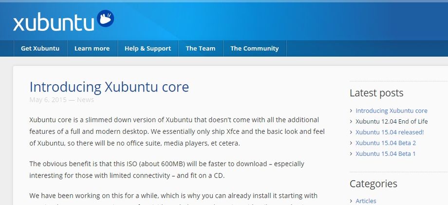 Xubuntu Core