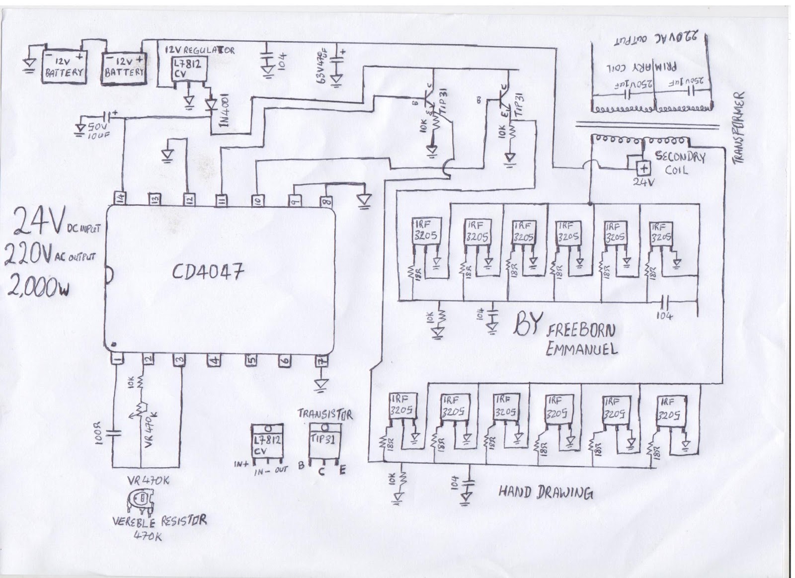 Tv Circuit Diagram