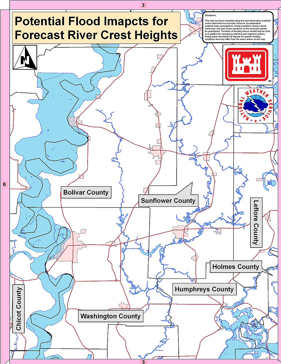 The K5JAW Blog MS River Flooding Map Updates