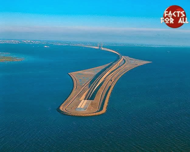 Underwater bridge that connects Denmark and Sweden! AMAZEF
