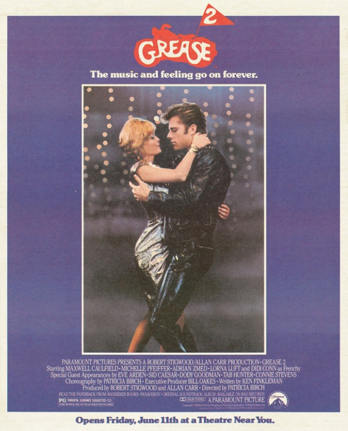The Hideaway GREASE 2 [1982]