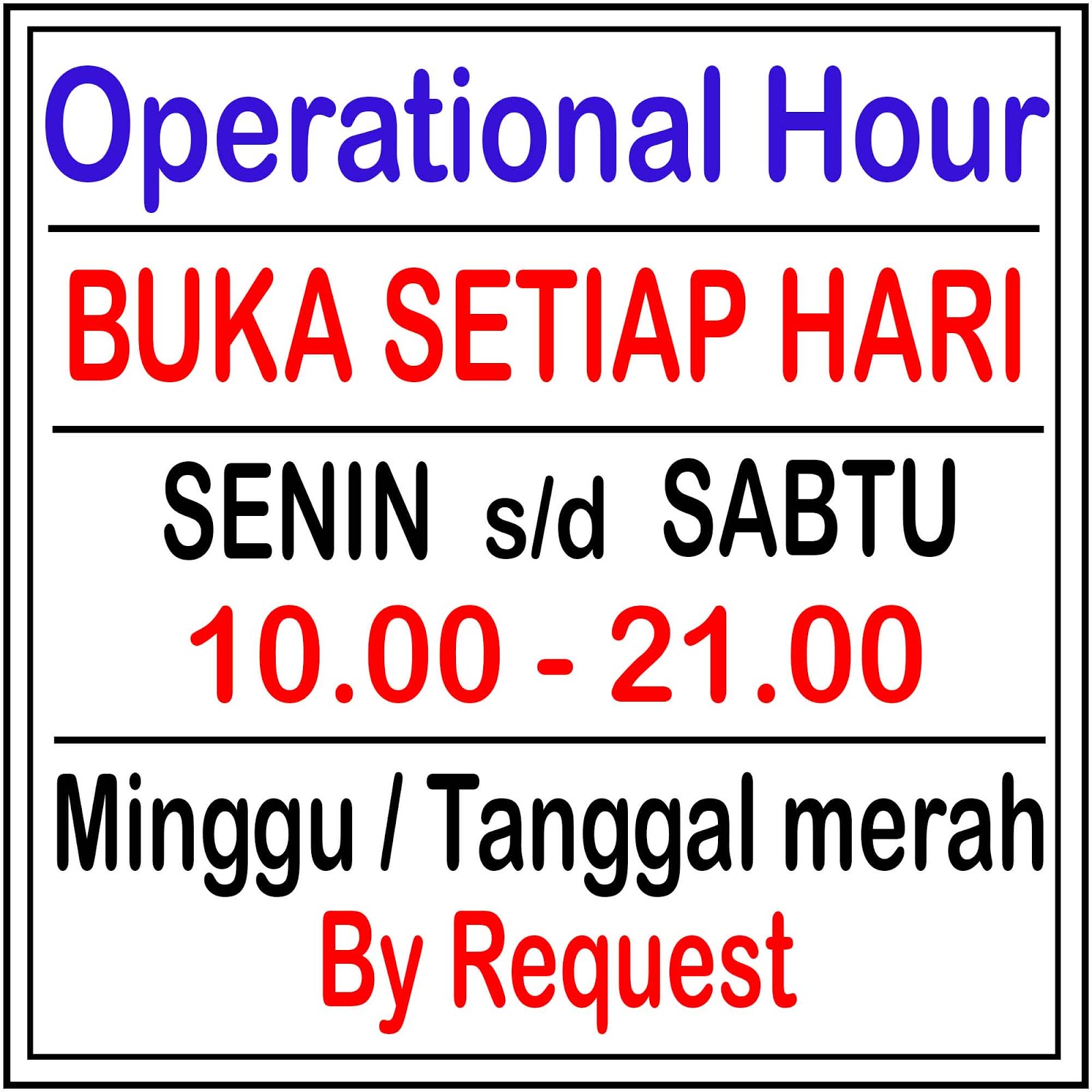 Operational hour