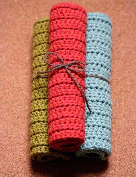 ... Cleaning Edition: 10 Free Crocheted Dishcloth & Scrubbie Patterns