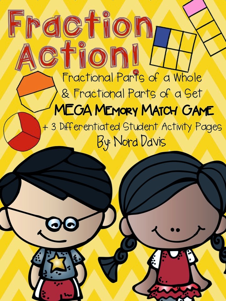 http://www.teacherspayteachers.com/Product/Fraction-Action-Mega-Match-Game-Printables-1196901
