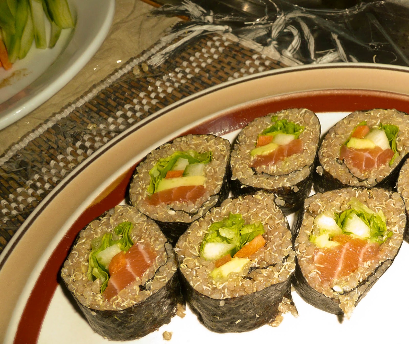 Quinoa Sushi Fusion Fongolicious so delicious!