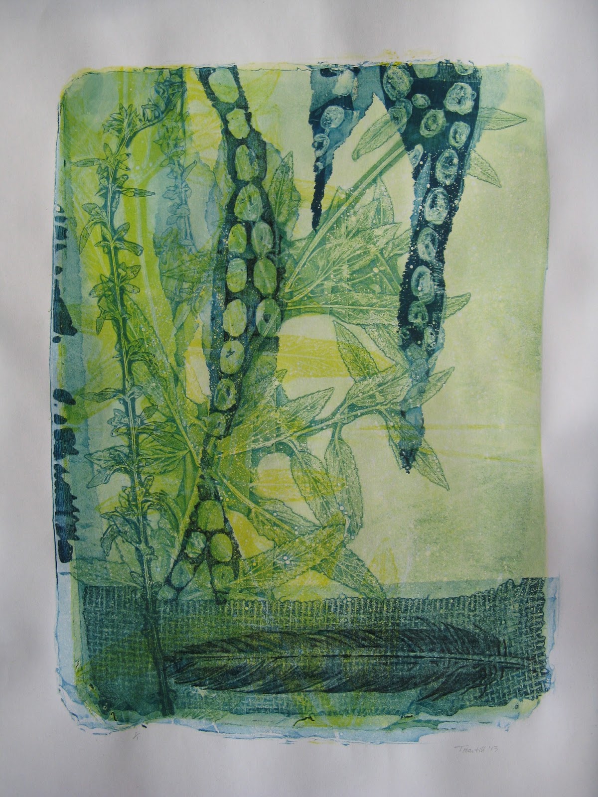 Toni Hartill Art Gelatin Printing