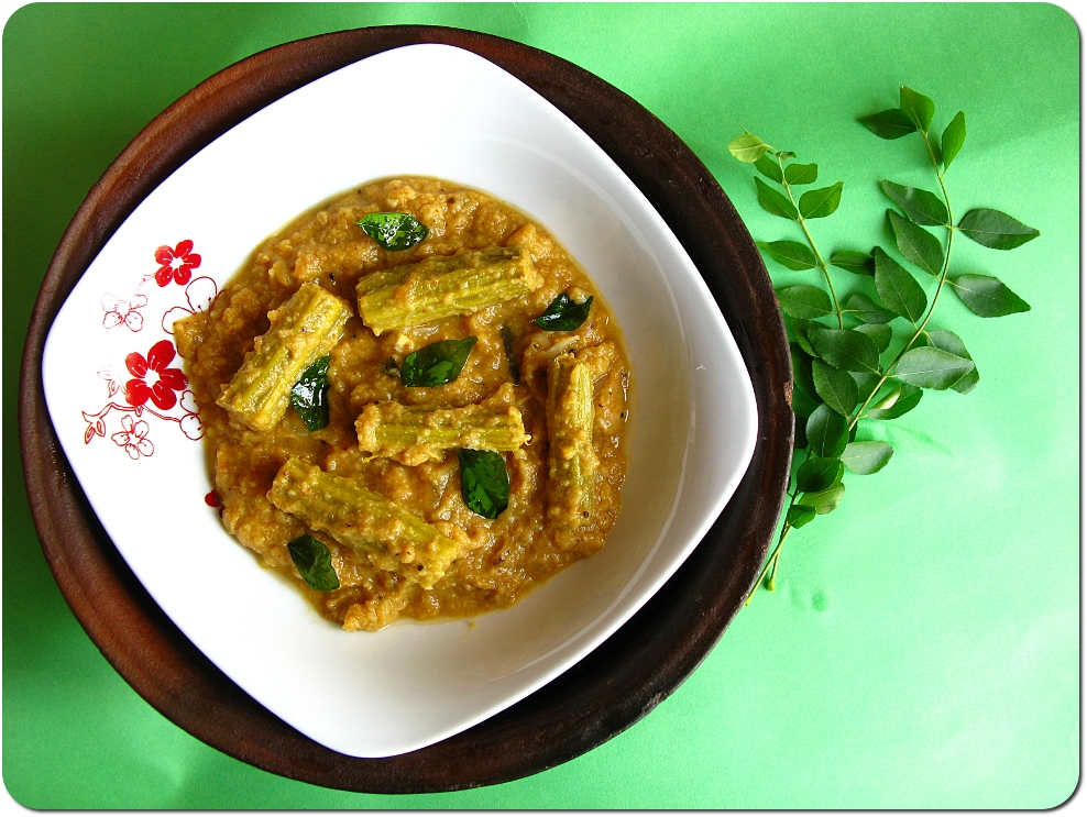 Sri Lankan Tasty Recipes Drumstick (Moringa) curry