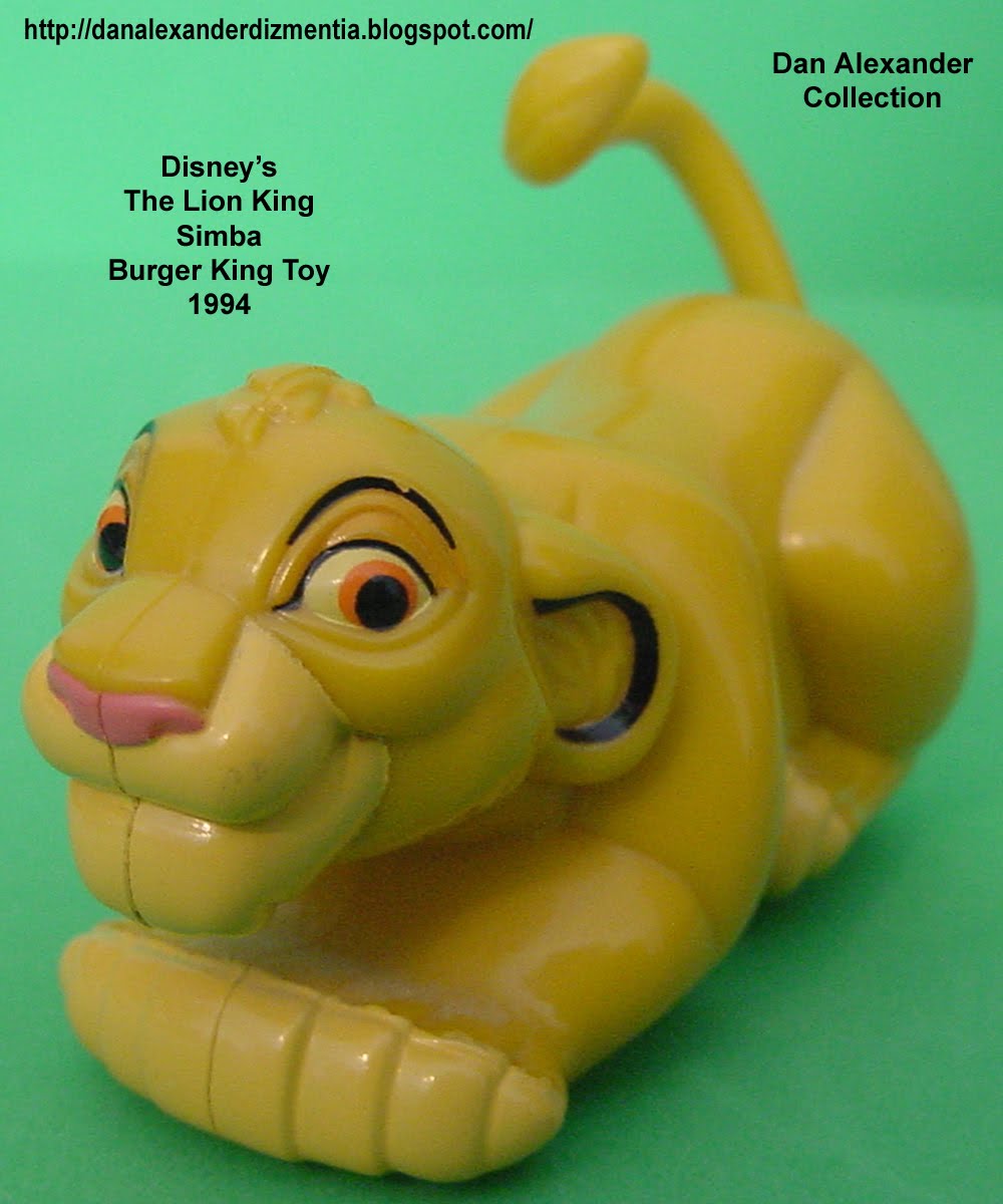 1994 Burger King Lion King Toy MUFASA Unopened Package Action Figure 